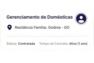 Gerenciamento de domésticas
